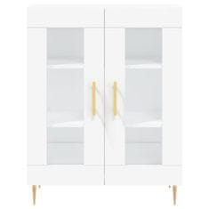 Vidaxl Skříň highboard bílá 69,5 x 34 x 180 cm kompozitní dřevo