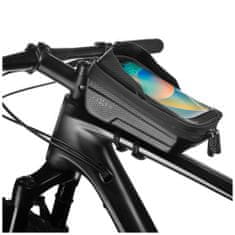 FIXED Odnímatelné pouzdro mobilního telefonu na kolo FIXED Bikee Bag, černý