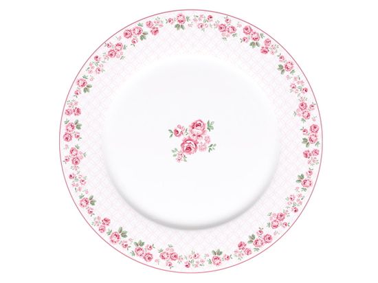 Isabelle Rose Porcelánový talíř velký s květy Lucy 23 cm