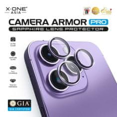 MobilMajak Tvrzené / ochranné sklo kamery Apple iPhone 15 / 15 Plus - X-ONE Sapphire Camera Armor Pro