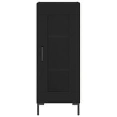 Vidaxl Skříň highboard černá 34,5 x 34 x 180 cm kompozitní dřevo