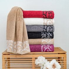 Stanex Froté ručníky a osušky VENEZIA Barva: BORDÓ, Rozměr: Osuška 70 x 140