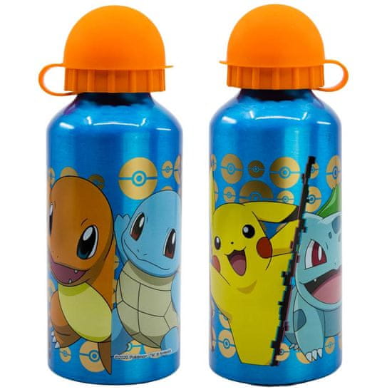 Stor ALU Láhev na pití Pokémon 400ml