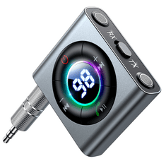 Joyroom JR-CB2 Bluetooth AUX transmitter pro auto, TV a stereo Grey