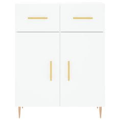 Vidaxl Skříň highboard bílá 69,5 x 34 x 180 cm kompozitní dřevo