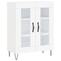 Vidaxl Skříň highboard bílá 69,5 x 34 x 180 cm kompozitní dřevo