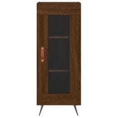 Vidaxl Skříň highboard hnědý dub 34,5 x 34 x 180 cm kompozitní dřevo