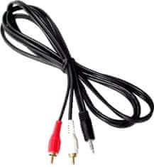 PremiumCord kabel Jack 2.5mm stereo - 2x Cinch M 2m