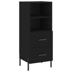 Vidaxl Skříň highboard černá 34,5 x 34 x 180 cm kompozitní dřevo