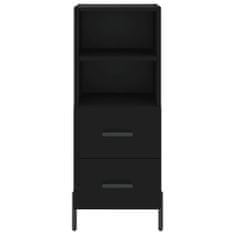 Vidaxl Skříň highboard černá 34,5 x 34 x 180 cm kompozitní dřevo