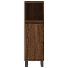 Vidaxl 3dílný set koupelnových skříněk hnědý dub kompozitní dřevo