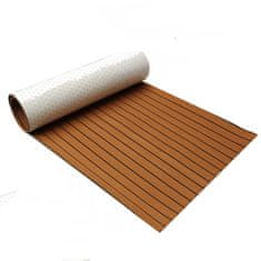 SONNENH 900x2300x6mm EVA pěna Teak Brown s černou linkou Faux Teak Boat Decking Sheet