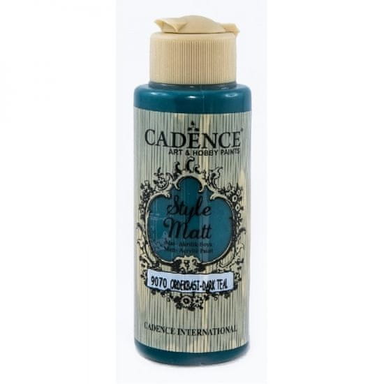 Aladine Matná akrylová barva Cadence Style Matt 120ml - dark teal