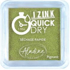 Aladine Razítkovací polštářek Aladine IZINK QUICK DRY - vert olive olivová zelená