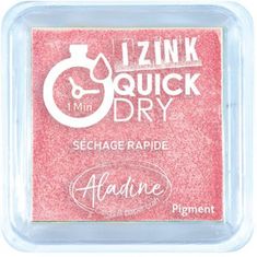 Aladine Razítkovací polštářek Aladine IZINK QUICK DRY - rosé podré pudrová růžová