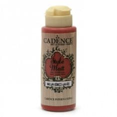 Aladine Matná akrylová barva Cadence Style Matt 120ml - lava red