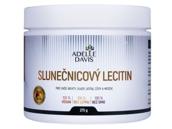 Adelle Davis , Slunečnicový lecitin, prášek 275 g