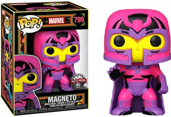 Funko POP Sběratelská figurka Marvel: Black Light- Magneto special editiom (799)