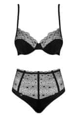 Obsessive Dámské erotické prádlo Sharlotte set - OBSESSIVE černá L/XL