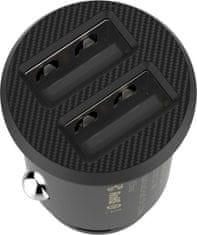 Noname Baseus CCALL-ML01 Grain Nabíječka do Auta 15.5W 2x USB Black