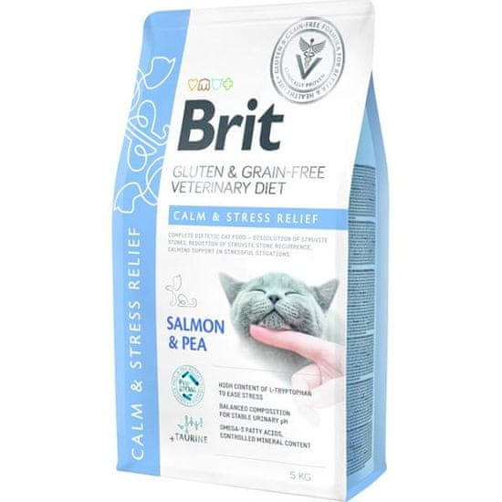 Brit Veterinary Diets Cat Calm & Stress Relief 5 kg