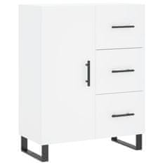 Greatstore Skříň highboard bílá 69,5 x 34 x 180 cm kompozitní dřevo