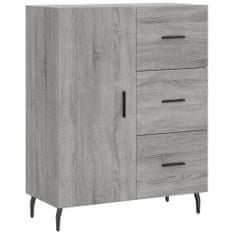 Vidaxl Skříň highboard šedá sonoma 69,5 x 34 x 180 cm kompozitní dřevo