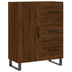 Vidaxl Skříň highboard hnědý dub 69,5 x 34 x 180 cm kompozitní dřevo