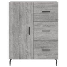 Vidaxl Skříň highboard šedá sonoma 69,5 x 34 x 180 cm kompozitní dřevo