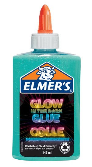 Elmer's Lepidlo ELMER'S Glow in Dark 147 ml - modré