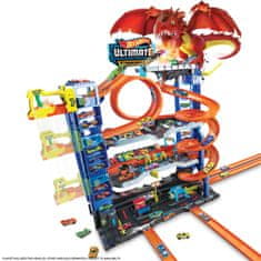 Hot Wheels City Garáž s drakem HKX48