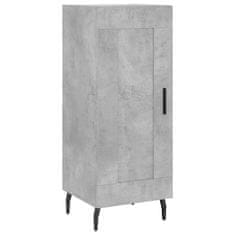 Vidaxl Skříň highboard betonově šedá 34,5x34x180 cm kompozitní dřevo