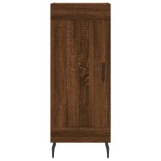 Vidaxl Skříň highboard hnědý dub 34,5 x 34 x 180 cm kompozitní dřevo