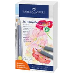 Faber-Castell Pastelky Goldfaber Aqua-set 36 barevný dárkový set