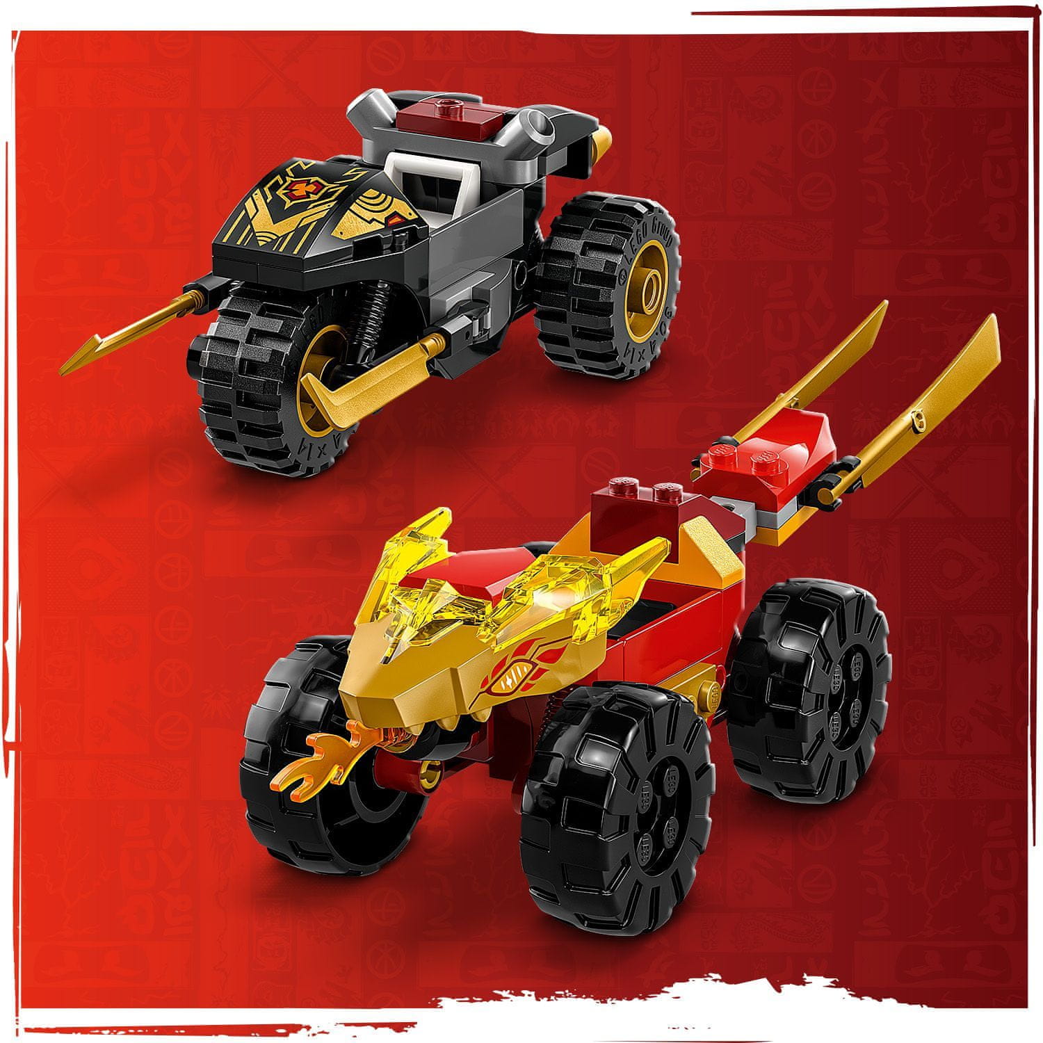 LEGO Ninjago 71789 Kai a Ras v duelu auta s motorkou