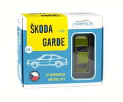 Abrex Škoda Garde (1982) 1:43 - Zelená Olivová - Stavebnice.