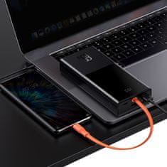 Greatstore Powerbanka 20000mAh 65W 2xUSB USB-C kabel USB-C Quick Charge černá