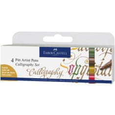 Faber-Castell PITT kaligrafické fixy 4 barvy set