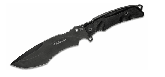 Fox Knives FX-9CM06 Parus Black vnější nůž 17,5 cm, černá, Forprene, nylonové pouzdro