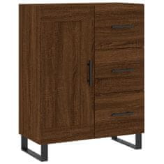 Vidaxl Skříň highboard hnědý dub 69,5 x 34 x 180 cm kompozitní dřevo