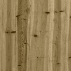 Vidaxl Středové pohovky s poduškami 2 ks impregnované borové dřevo