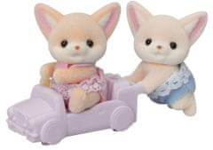 Sylvanian Families Dvojčata fenci s autíčkem