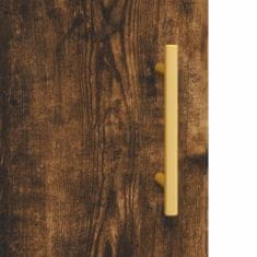Vidaxl Nástěnná skříňka kouřový dub 34,5 x 34 x 90 cm kompozitní dřevo