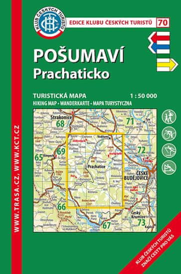 Pošumaví-Prachaticko /KČT 70 1:50T Turistická mapa