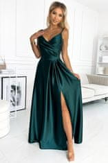 Numoco Dámské společenské šaty Chara zelená L