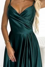 Numoco Dámské společenské šaty Chara zelená L