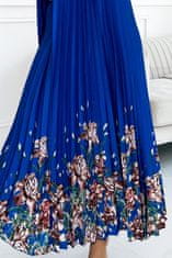 Numoco Dámské maxi šaty Ester modrá One size