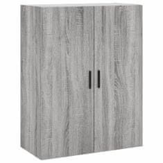 Vidaxl Skříň highboard šedá sonoma 69,5 x 34 x 180 cm kompozitní dřevo