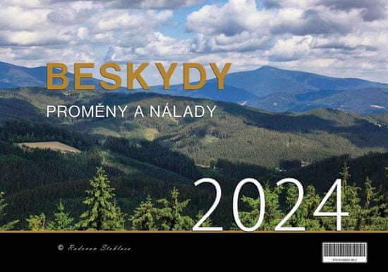 Radovan Stoklasa: Kalendář 2024 Beskydy/Proměny a nálady - nástěnný