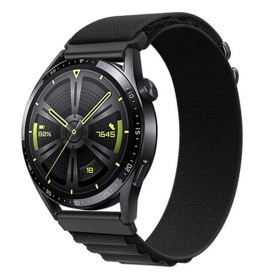 BStrap Nylon Loop řemínek na Samsung Galaxy Watch Active 2 40/44mm, black